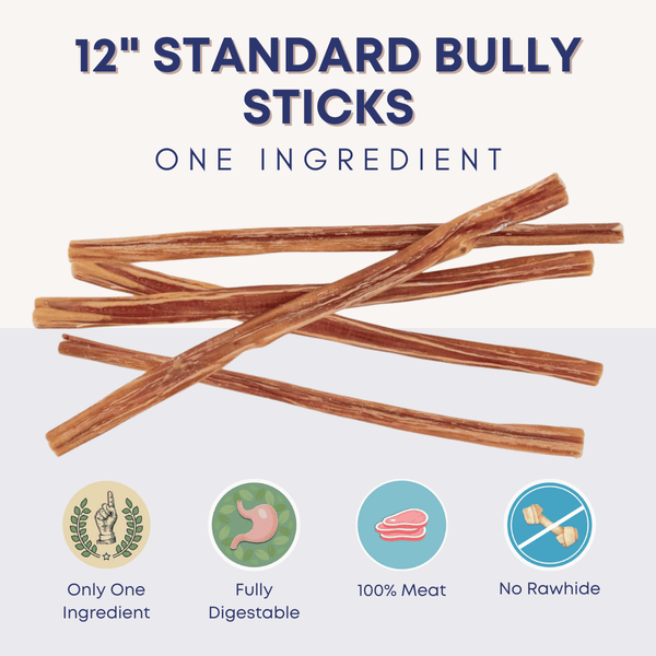 12" Standard Bully Sticks - Bully Sticks Central