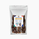 6" Braided Gullet Sticks For Dogs - Bully Sticks Central