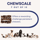 6" Braided Gullet Sticks For Dogs - Bully Sticks Central