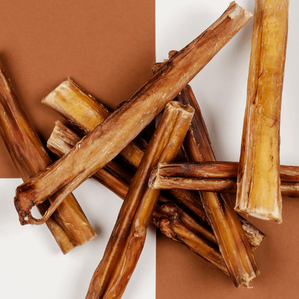 What are pizzle top sticks made of