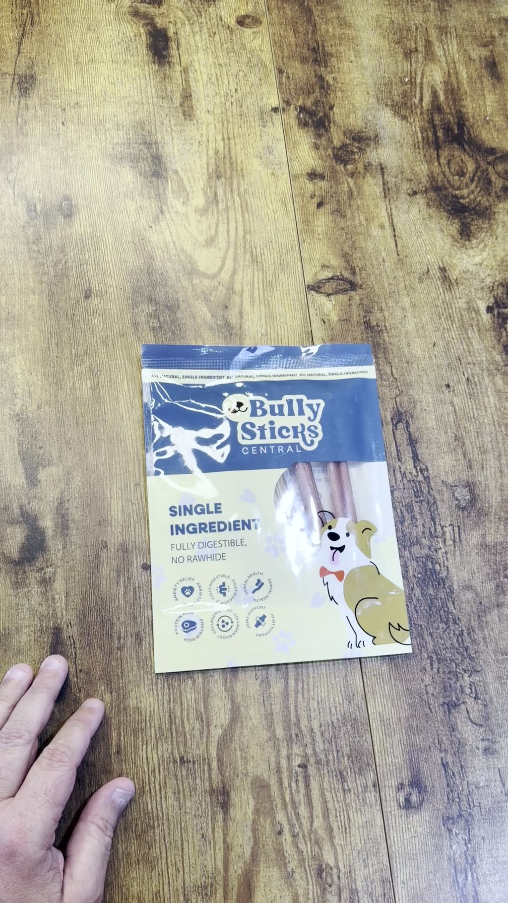 6 inch standard bully sticks video