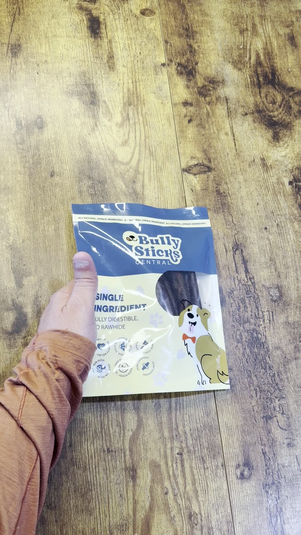 Chicken sausage dog treats video