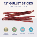 12" Gullet Sticks For Dogs - Bully Sticks Central