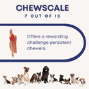 4" to 5" Gullet Strip Bites - 1 LB Bag - Bully Sticks Central