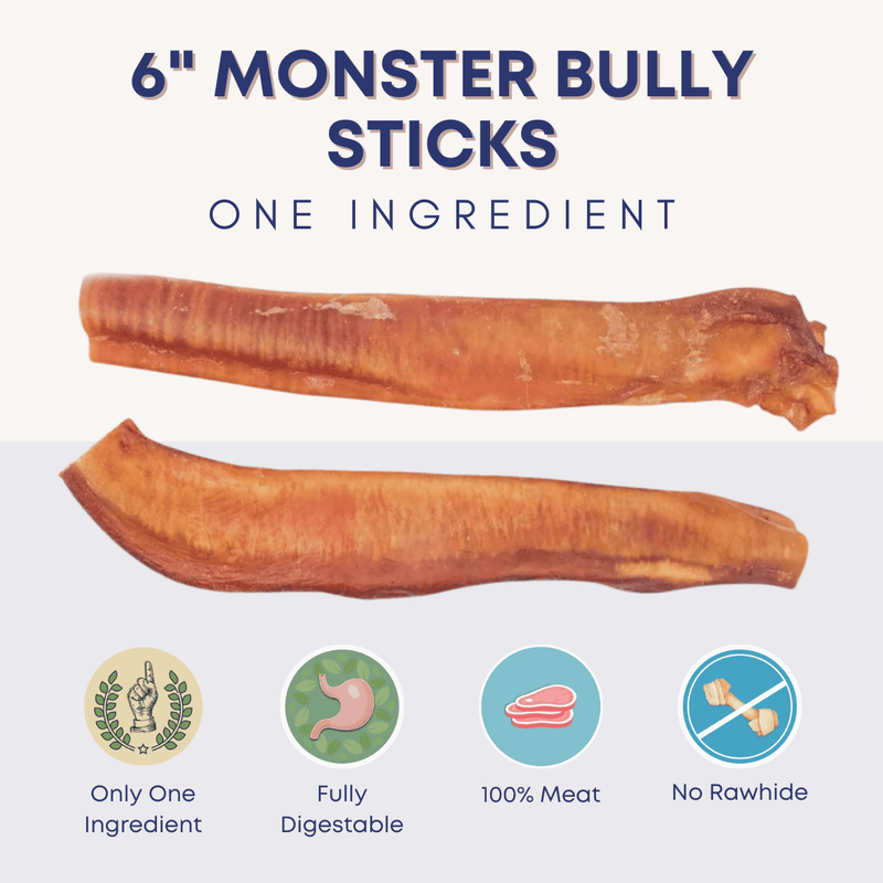 6" Monster Bully Sticks - Bully Sticks Central